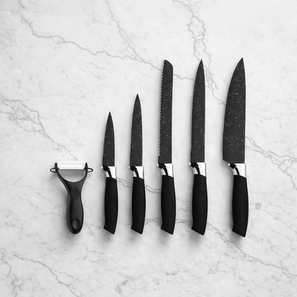 Set ChefPro Black – 6 Piezas